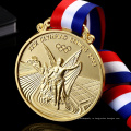 Оптовая цена на индивидуальные медали сувенирные бланк золота.